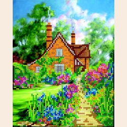 Схема для вышивания бисером АБРИС АРТ "На даче"